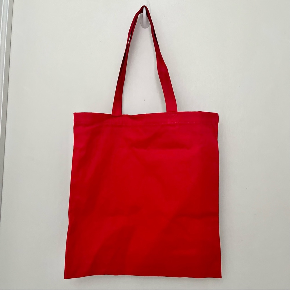 Sézane Red LOVE Tote Bag - Picture 4 of 6